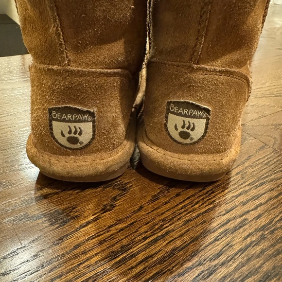 BearPaw Tan Kids Boots - Picture 2 of 4